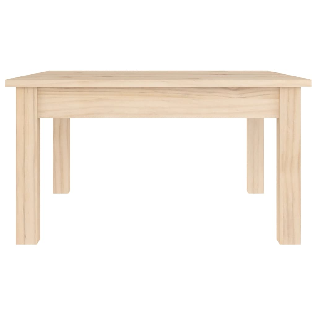 Mesa De Centro De Madera Maciza De Pino 55x55x30 Cm_2