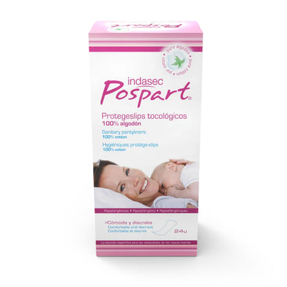 Protegeslips 100% Algodón INDASEC POSPART® 1 24 uds