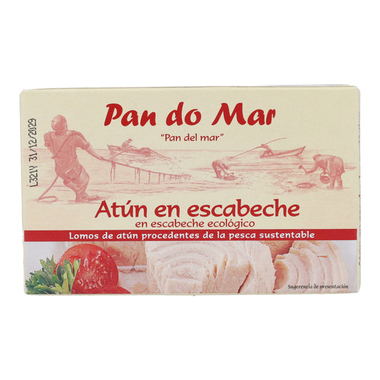 Atún en escabeche ecológico en Lata Pan do Mar 120g