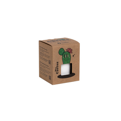 Mrs. Cactus Kit de Cultivo de Cactus con Maceta de Barro Artesanal | Regalo Original - Resetea_0