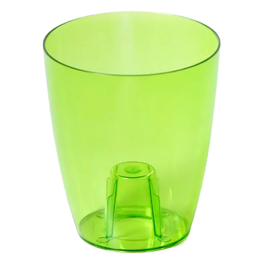 Maceta Coubi Orchid 2,4l., Dimensiones (mm) 160x160x183, Color Verde Transparente_0