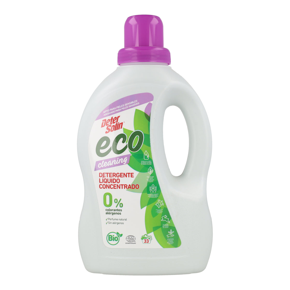 Detergente Líquido Concentrado Detersolin Mimidu ECO 33D
