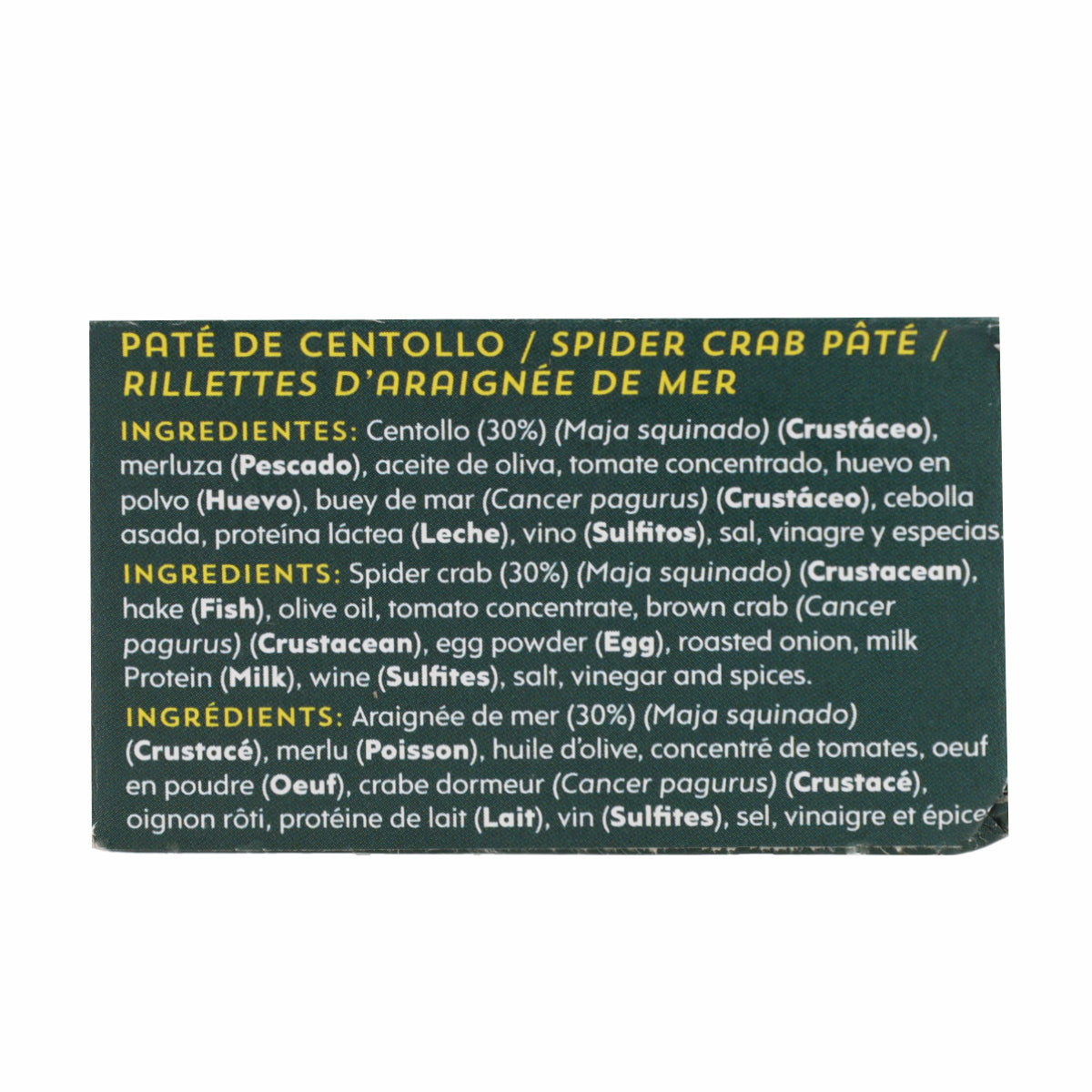 Paté de Centollo AGROMAR 100 g