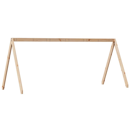 Techo De Cama Infantil Madera Maciza Pino 209x85,5x88 Cm_5