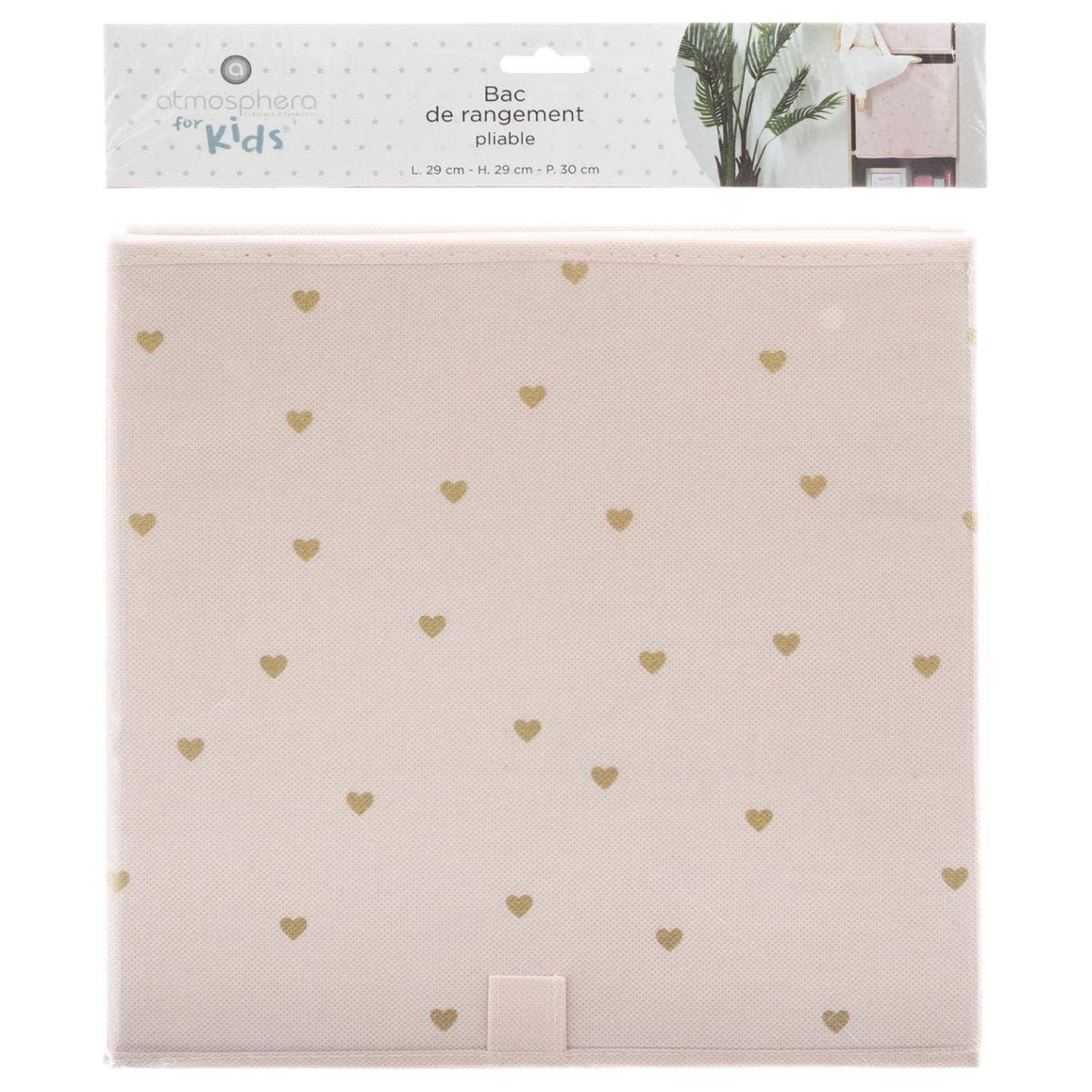 Caja De Almacenamiento Infantil corazón Rosa_2