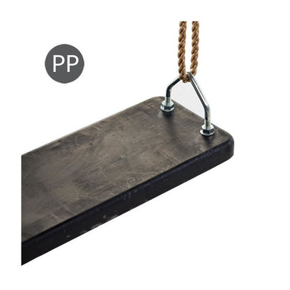 Columpio Doble De Madera Redonda Masgames Fuji Adultos (caucho Y Cuerdas).