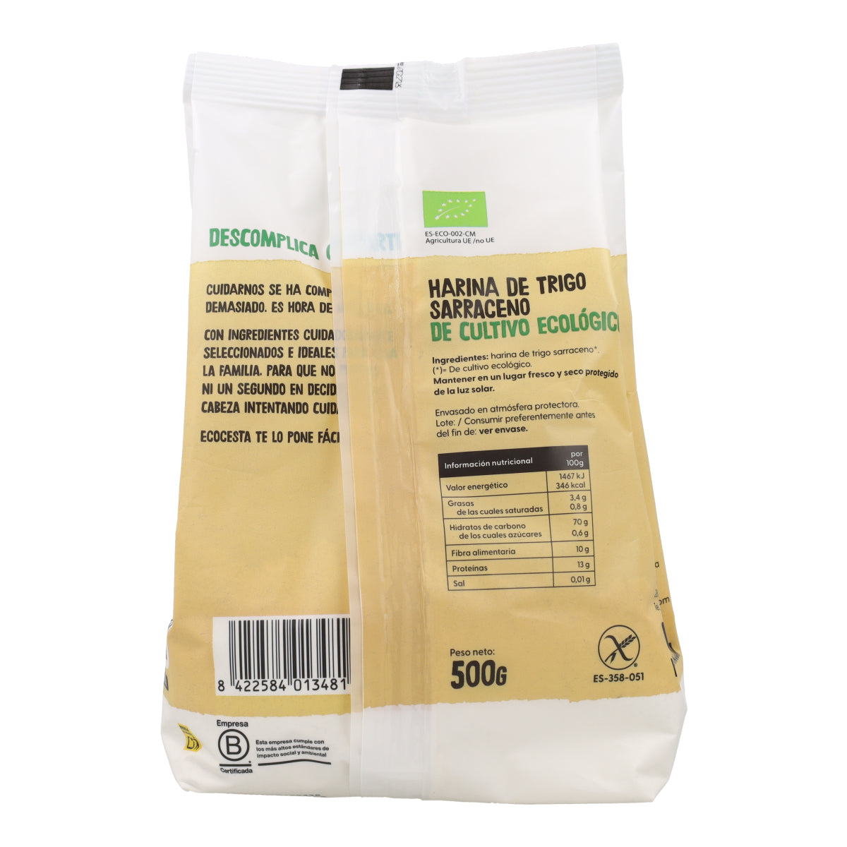 Harina De Trigo Sarraceno Bio Ecocesta 500 gr