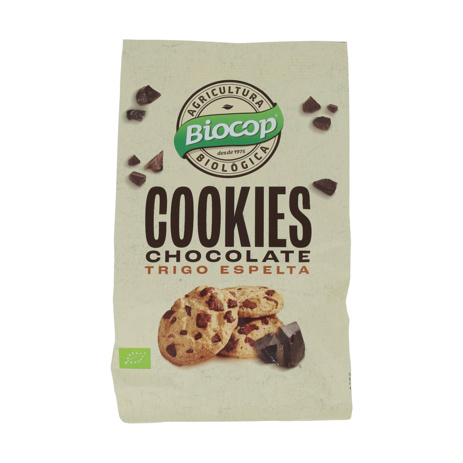 Galleta cookies trigo espelta chips chocolate Biocop 200g
