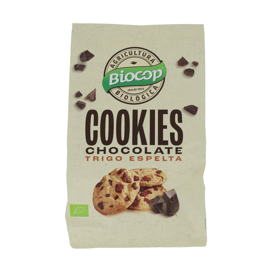 Galleta cookies trigo espelta chips chocolate Biocop 200g