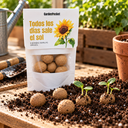 Doypack bombas semillas - girasol Garden Pocket