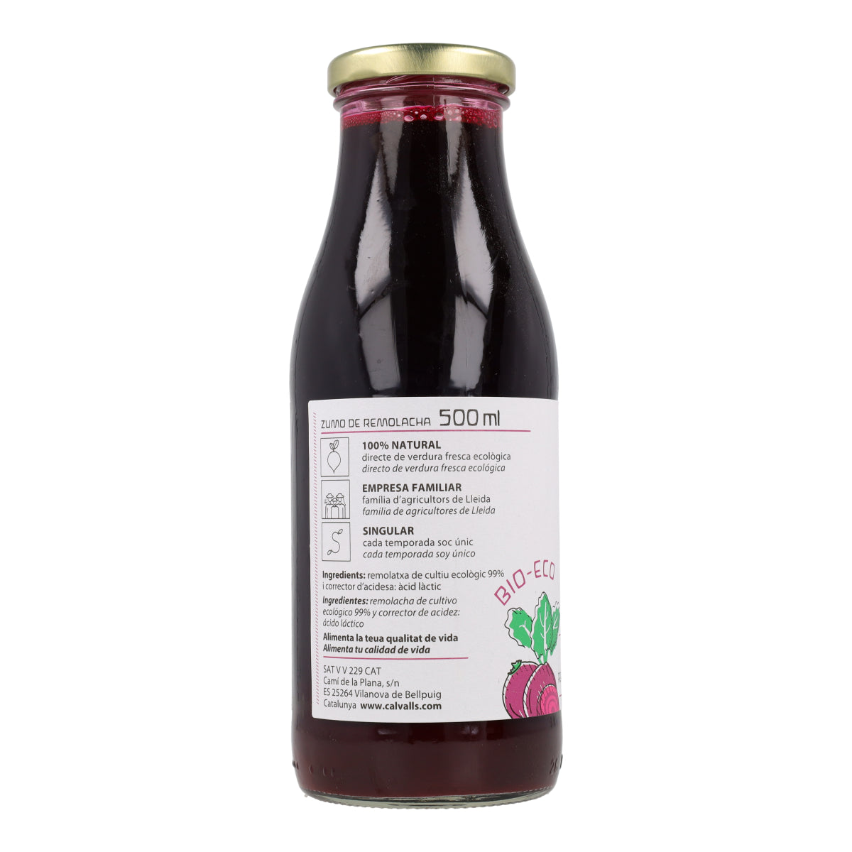 Zumo de Remolacha Eco Cal Valls 500ml