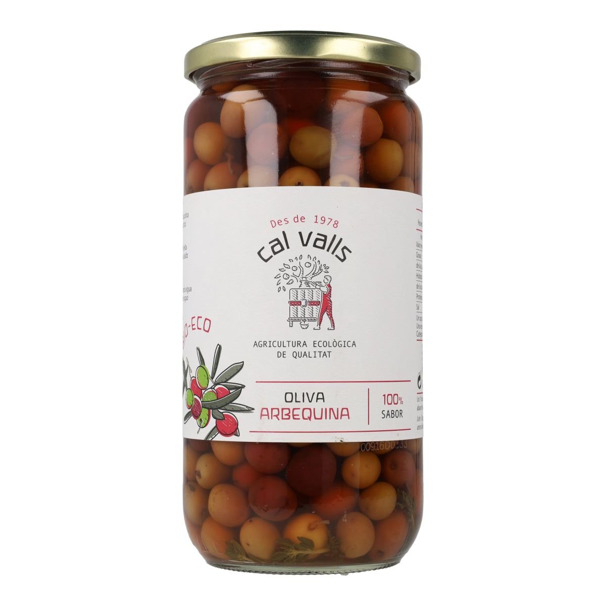 Aceitunas Arbequina ECO Cal Valls 720 g
