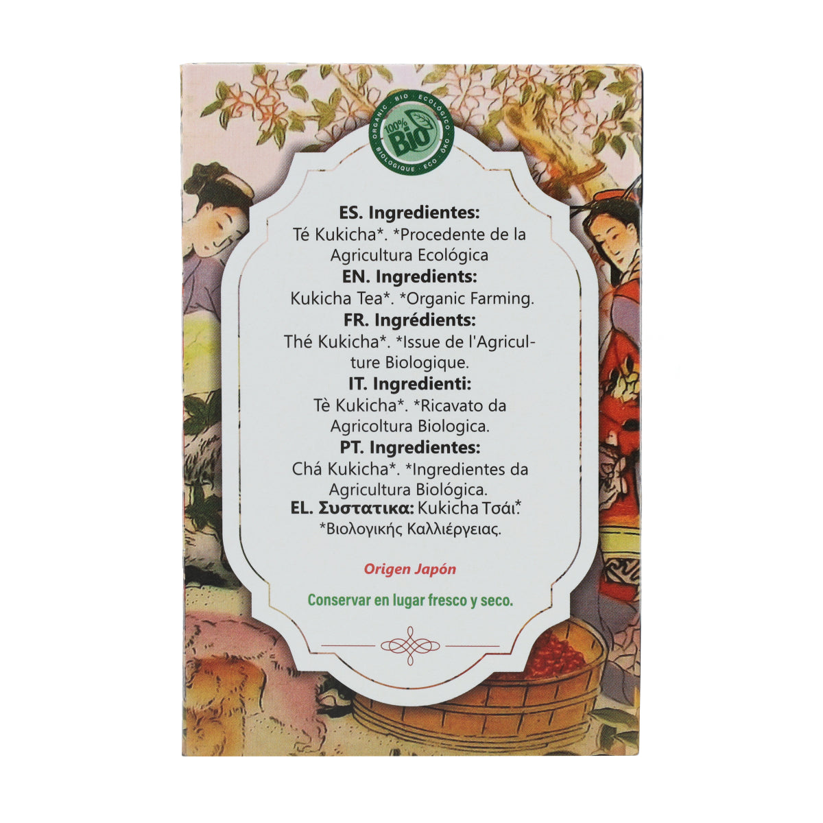 Té Kukicha Artemis Bio 20 bolsitas