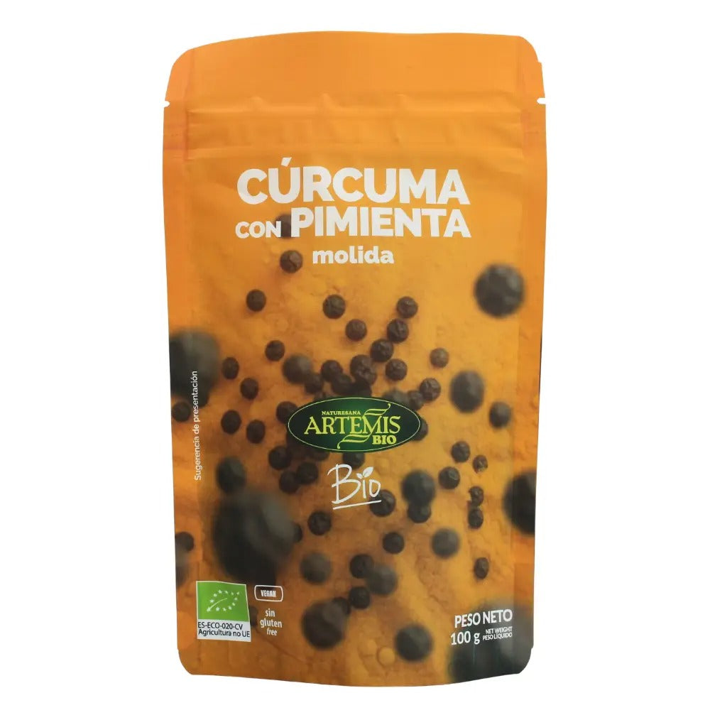 Cúrcuma con Pimienta ECO en Doypack Artemis Bio 100 g