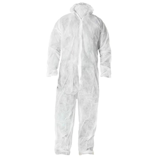 Buzo Monouso Polipropileno Blanco Xxl_0