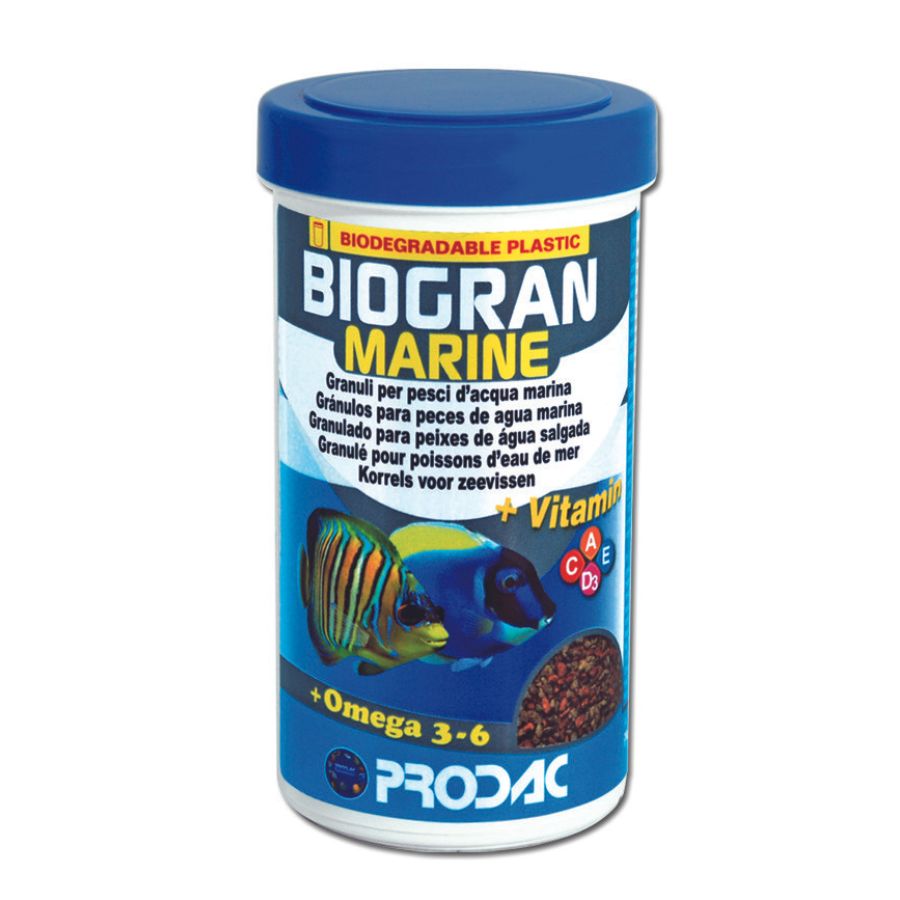 Alimento Para Peces De Acuario Marino Biogran Marine 100 Gr_0