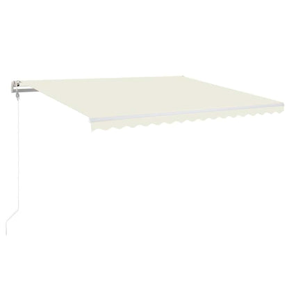 Toldo Automático Con Led Y Sensor De Viento Crema 400x350 Cm_0
