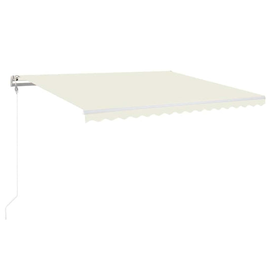Toldo Automático Con Led Y Sensor De Viento Crema 400x350 Cm_0