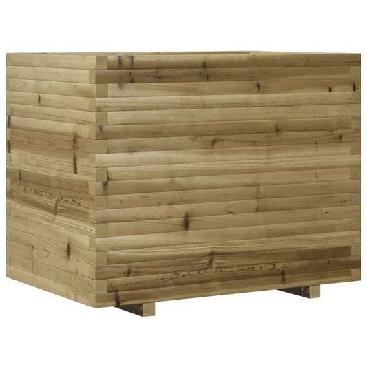 Jardinera Madera De Pino Impregnada 90x60x72,5 Cm_0