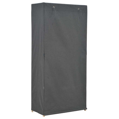 Armario De Tela Gris 79x40x170 Cm_2