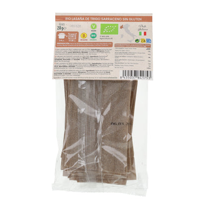 Lasaña de Trigo Sarraceno sin gluten Bio Sol Natural 250g