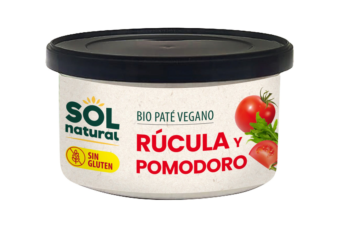 Paté Rúcula Y Pomodoro Bio Sol Natural 125 g