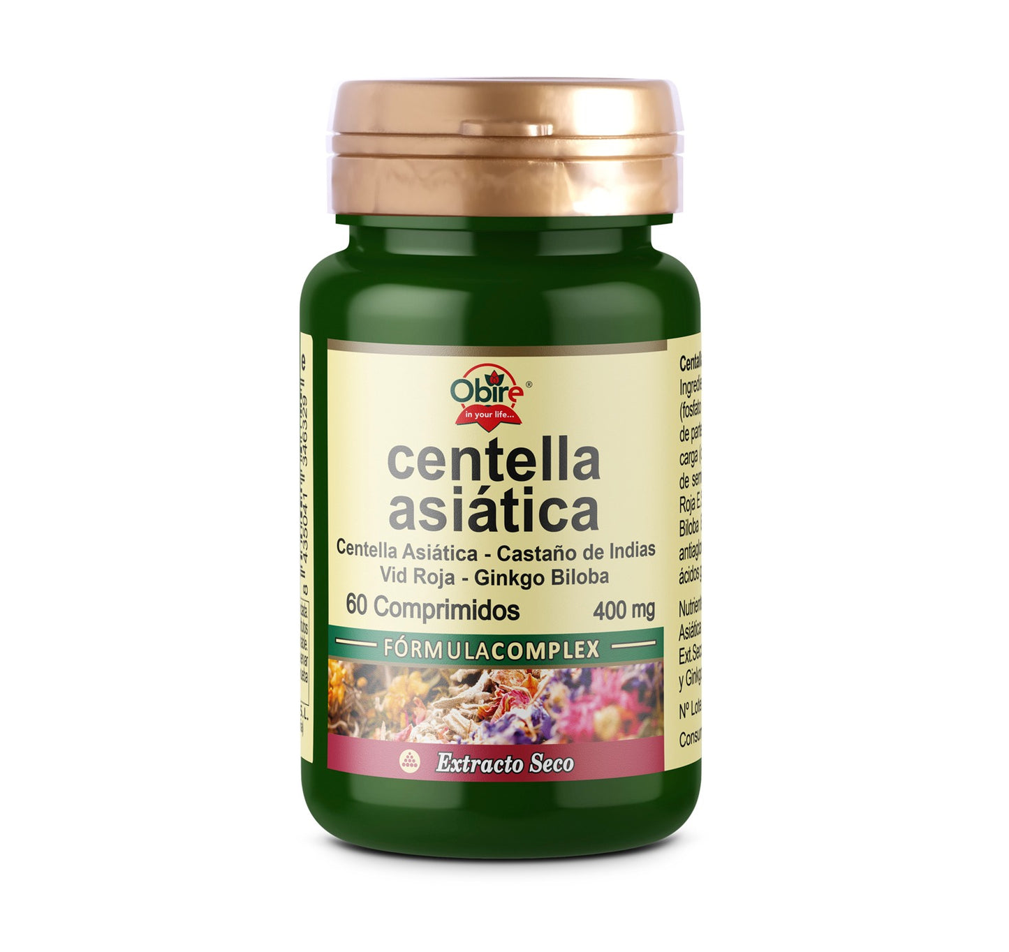 Centella Asiática 400 mg Obire 60 comprimidos
