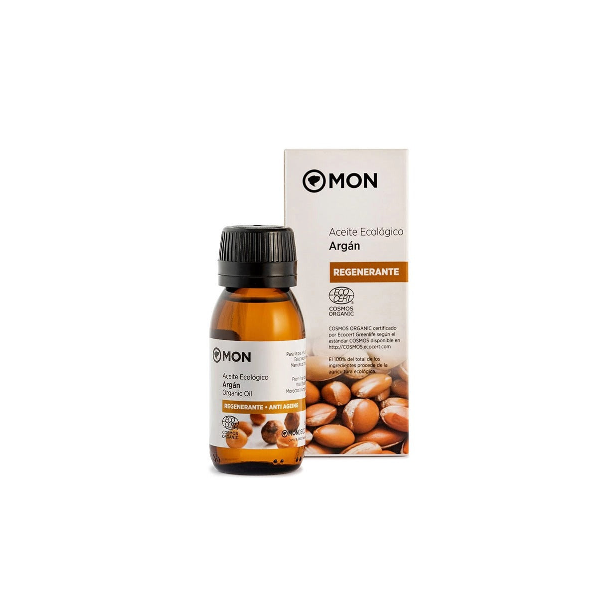Aceite De Argan Eco 100% Puro 60 ml Mondeconatur