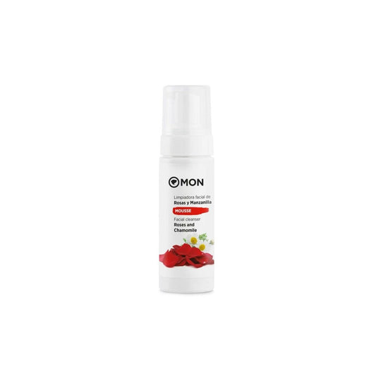 Mousse limpiadora facial de Rosa y Manzanilla MON 150 ml