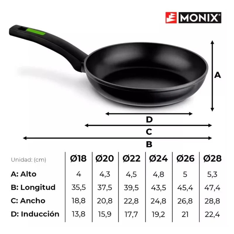 Sarten colección Green Monix 26 cm