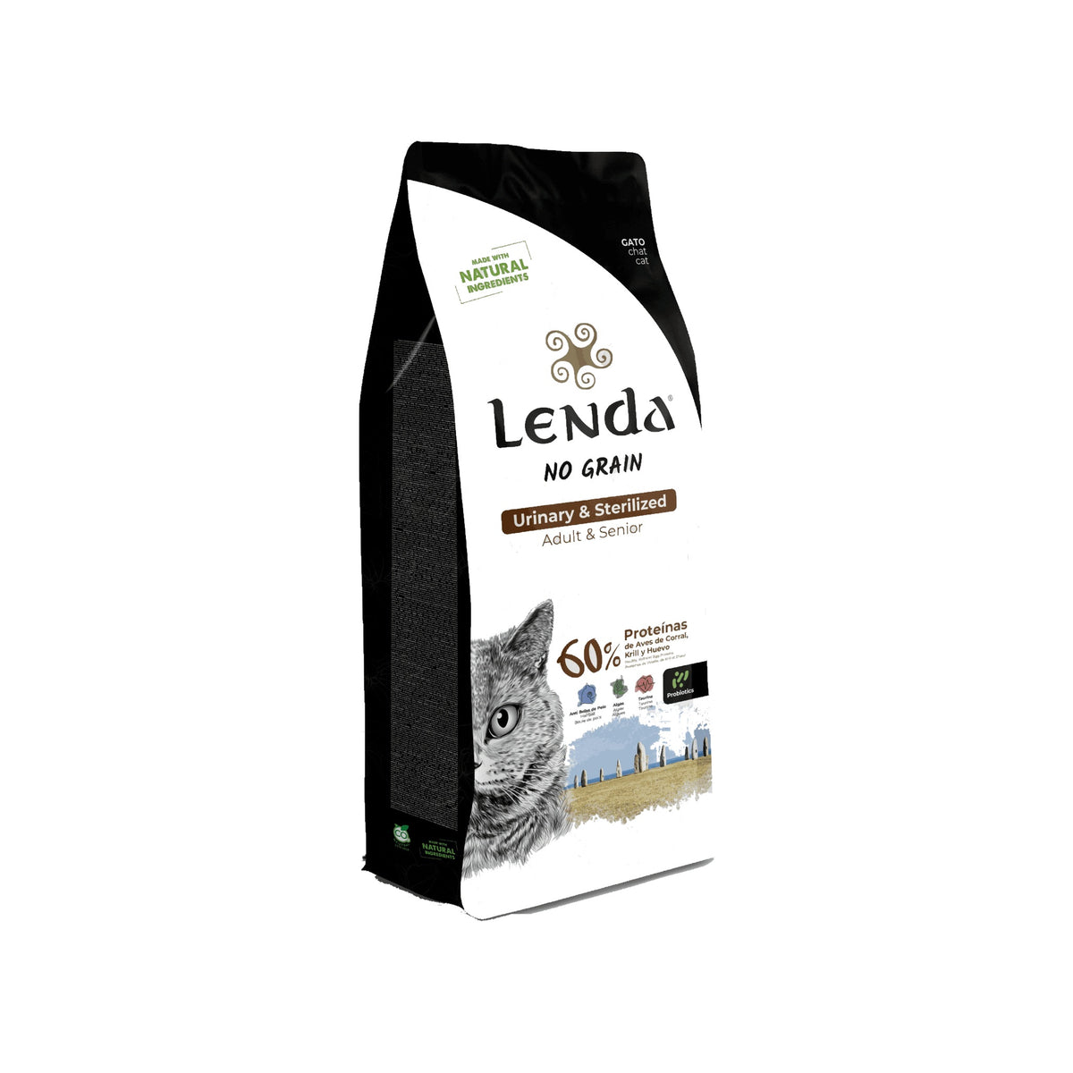 Pienso para Gatos Senior Esterilizados Urinary Grain Free Lenda 2 kg