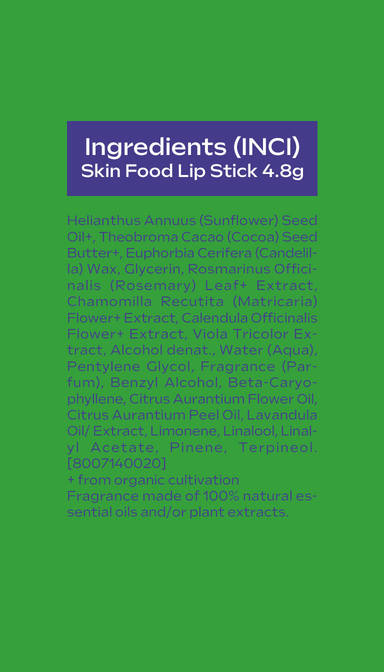 Glow Skin Ritual (Skin Food Original + Lip Stick) Weleda