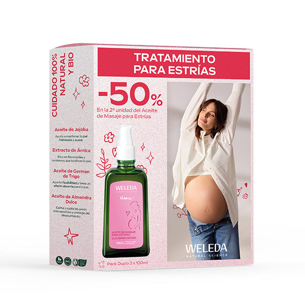 Duplo Aceite para masaje de estrías Weleda