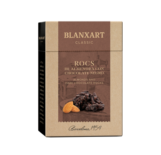 Rocs de Almendra con Chocolate Negro Blanxart 100 g