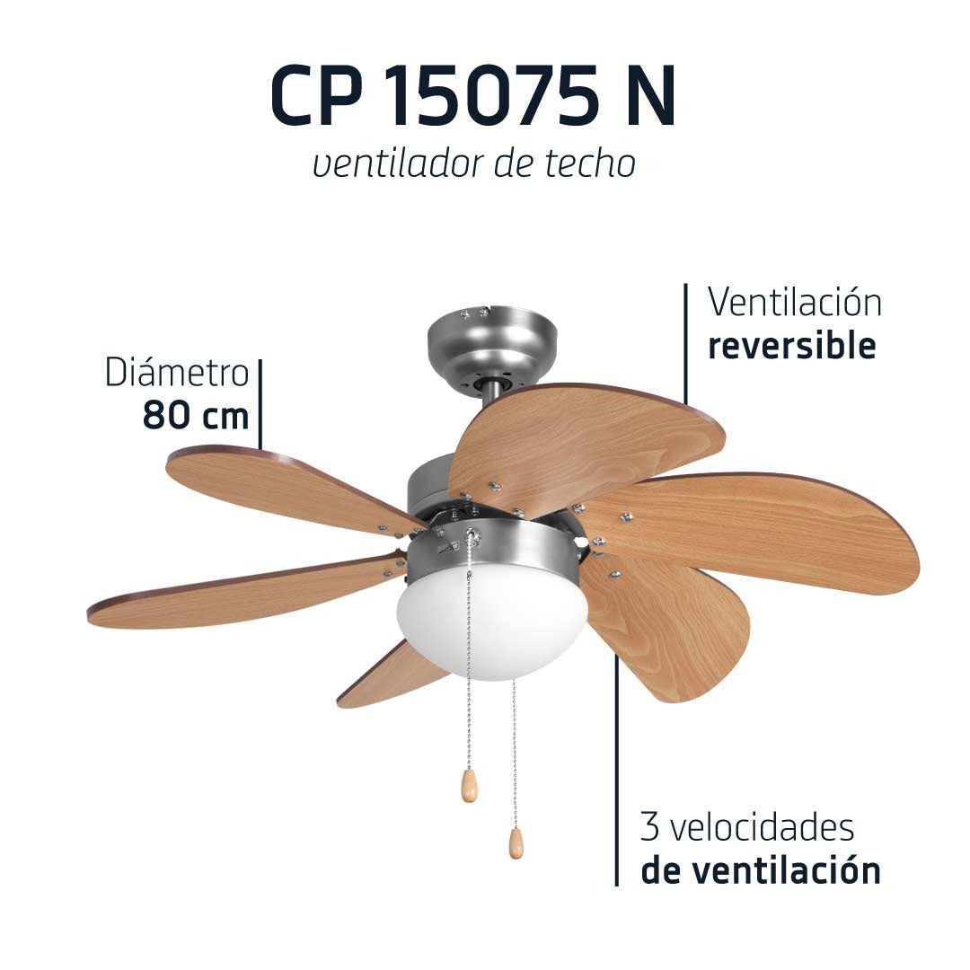 Orbegozo Ventilador de techo CP 15075 N 75 cm