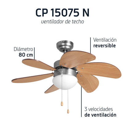 Orbegozo Ventilador de techo CP 15075 N 75 cm