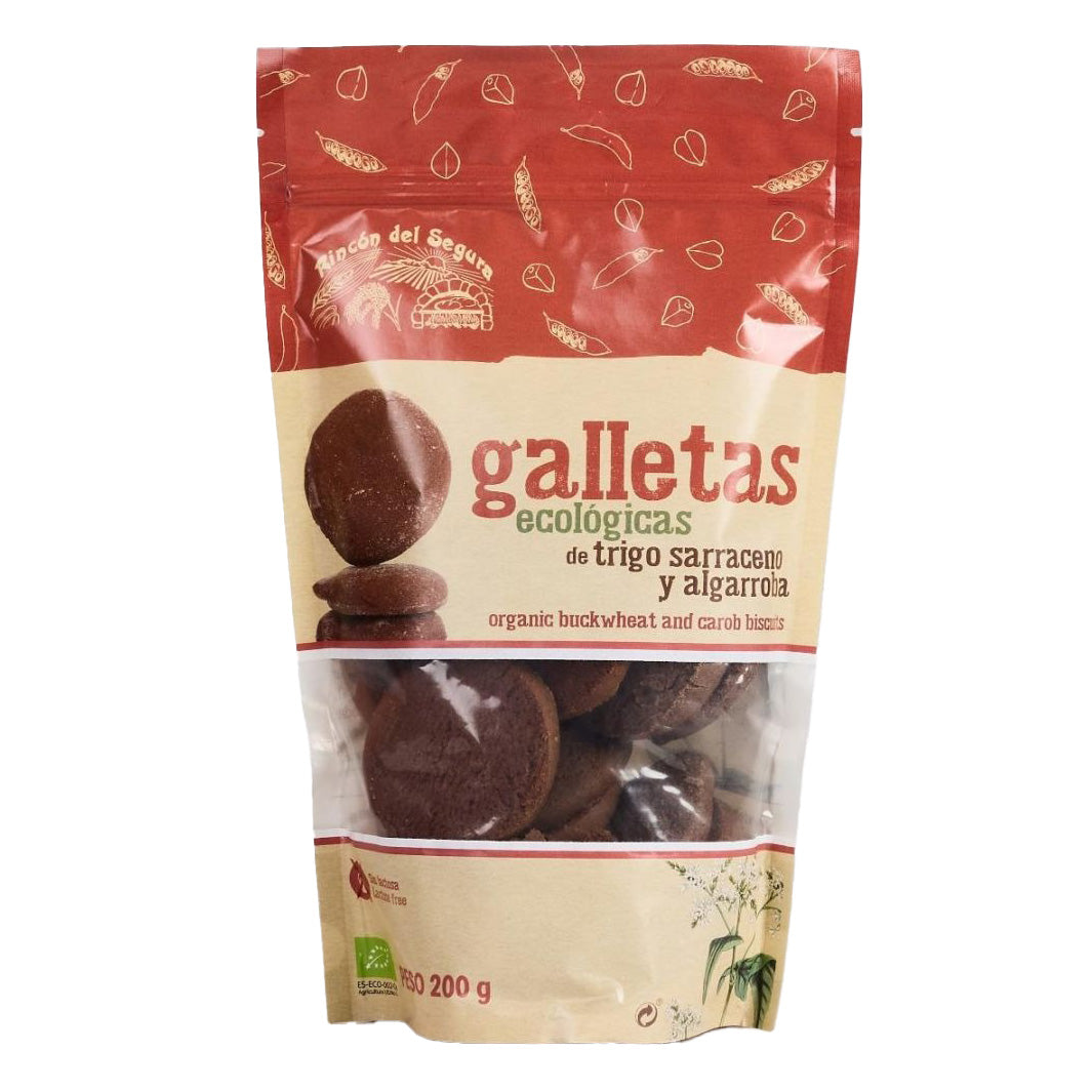 Galletas sarraceno y algarroba Rincón del Segura 200g