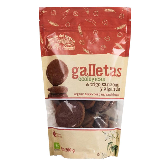 Galletas sarraceno y algarroba Rincón del Segura 200g