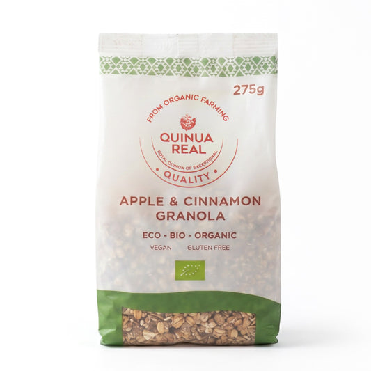 Granola de Quinoa con Manzana y Canela Sin Gluten Quinua Real 250 g
