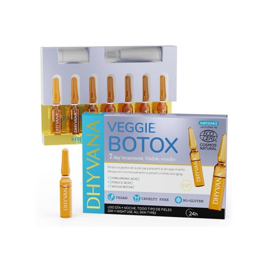 Sérum antiedad con Efecto Botox - Veggie Botox Dhyvana (7 Ampollas)