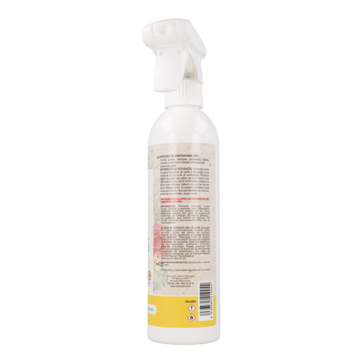 Repelente natural de insectos con citronela para perros NaturExtra