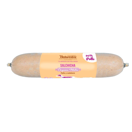 Naturextra salchicha órganos vitales 500g