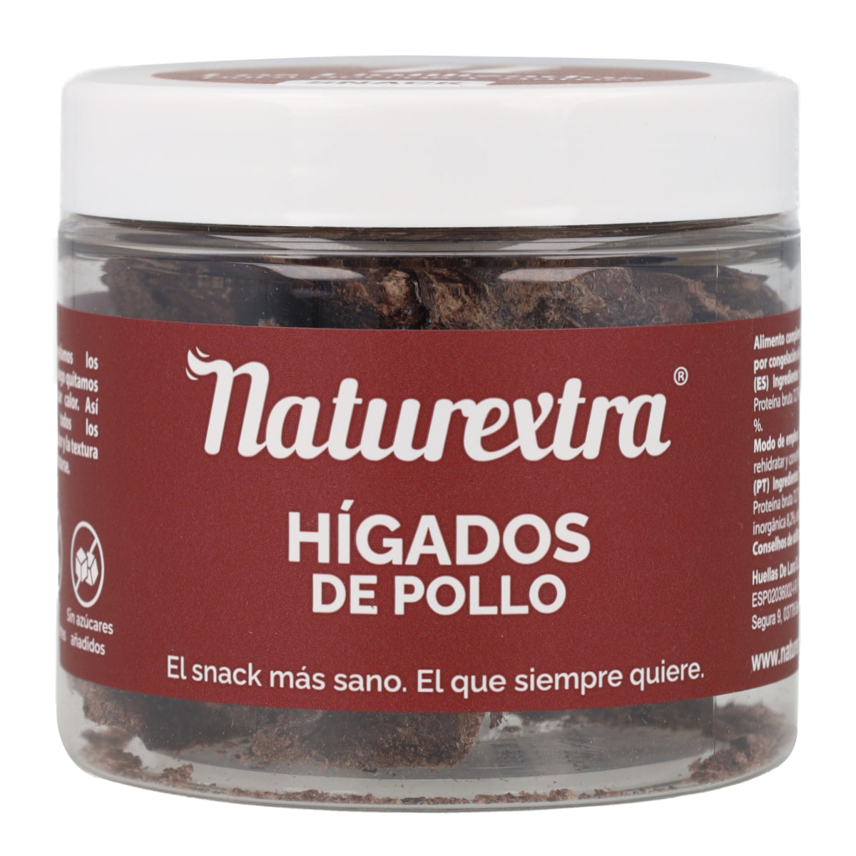 Snack natural liofilizado de hígado de pollo 30 g NaturExtra