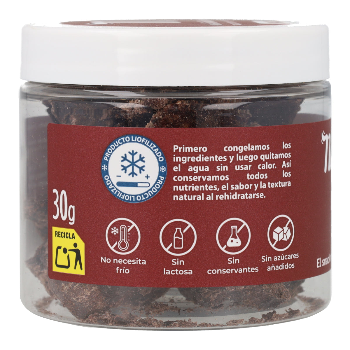 Snack natural liofilizado de hígado de pollo 30 g NaturExtra