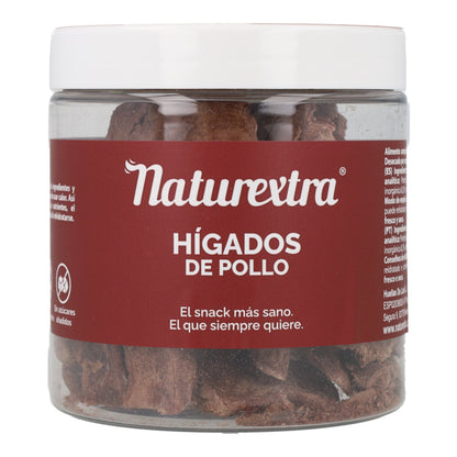 Snack natural liofilizado de hígado de pollo 60 g NaturExtra