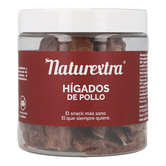 Snack natural liofilizado de hígado de pollo 60 g NaturExtra