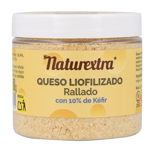Snack de queso rallado con kéfir para perros y gatos 80 g NaturExtra