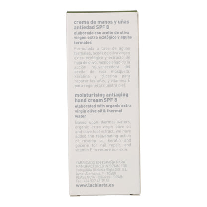 Crema de Manos Antiedad SPF8  La Chinata 50 ml
