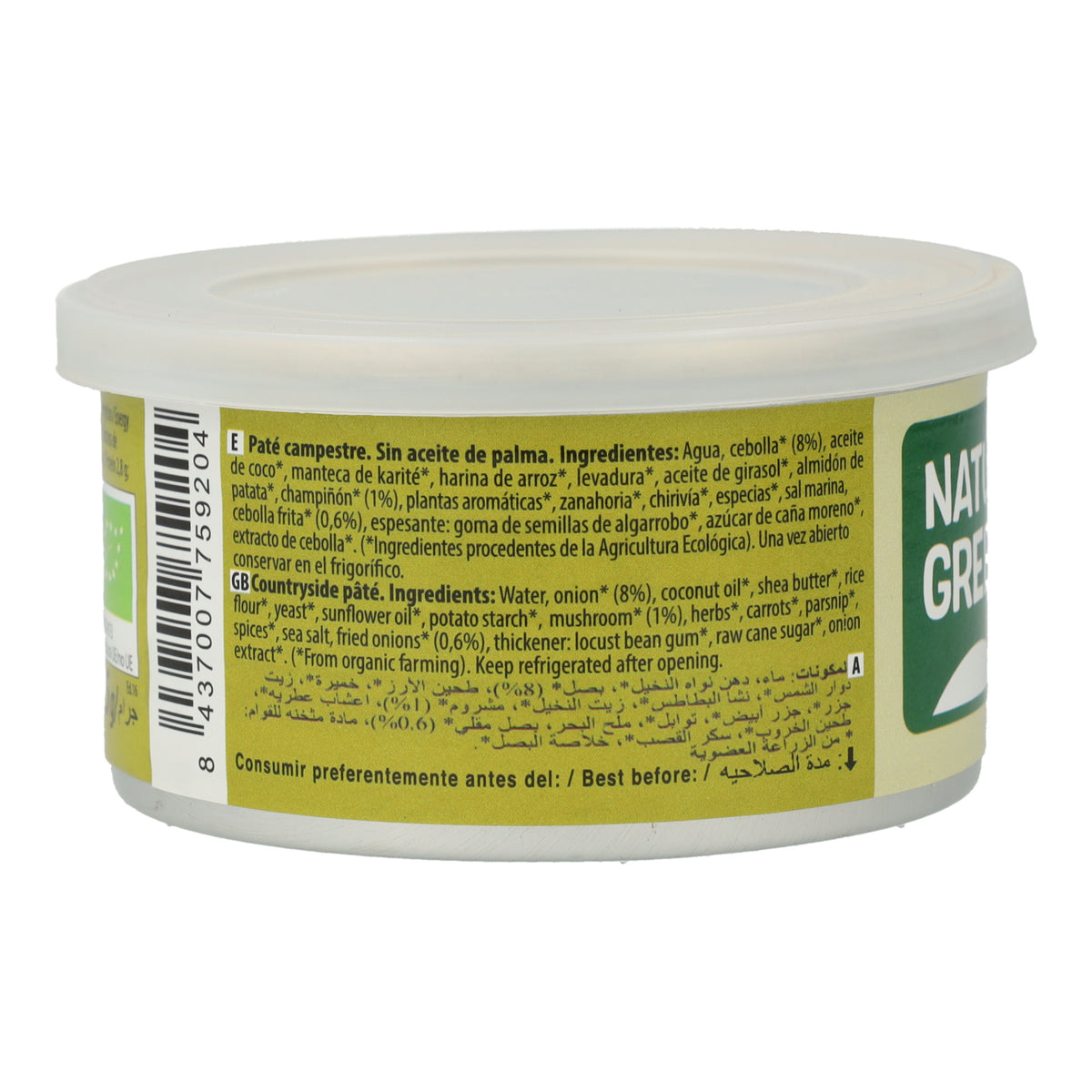 Paté Campestre Naturgreen 125 g