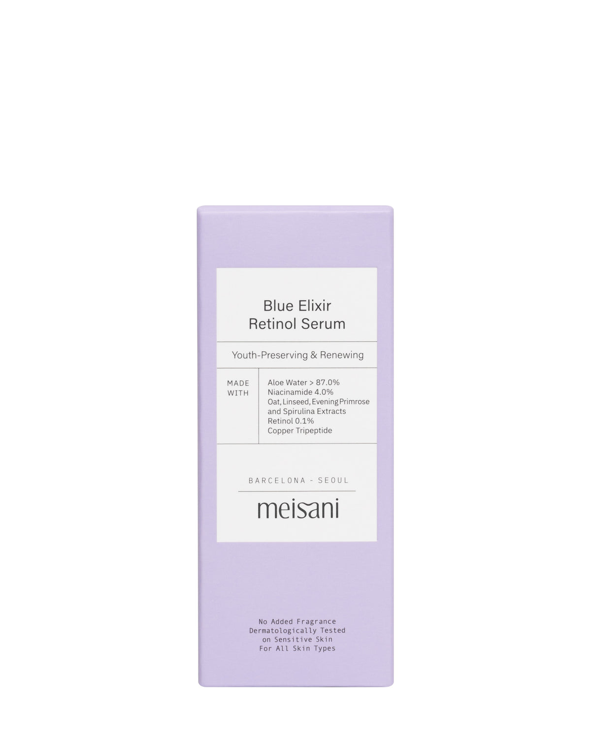 Blue Elixir Retinol Serum Meisani